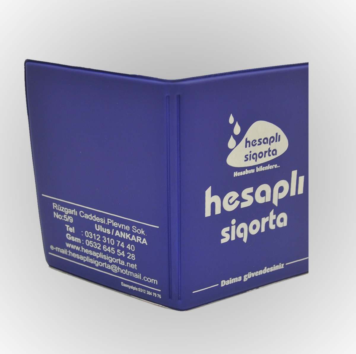 Serigrafi Baskılı Plastik Ruhsat Kabı