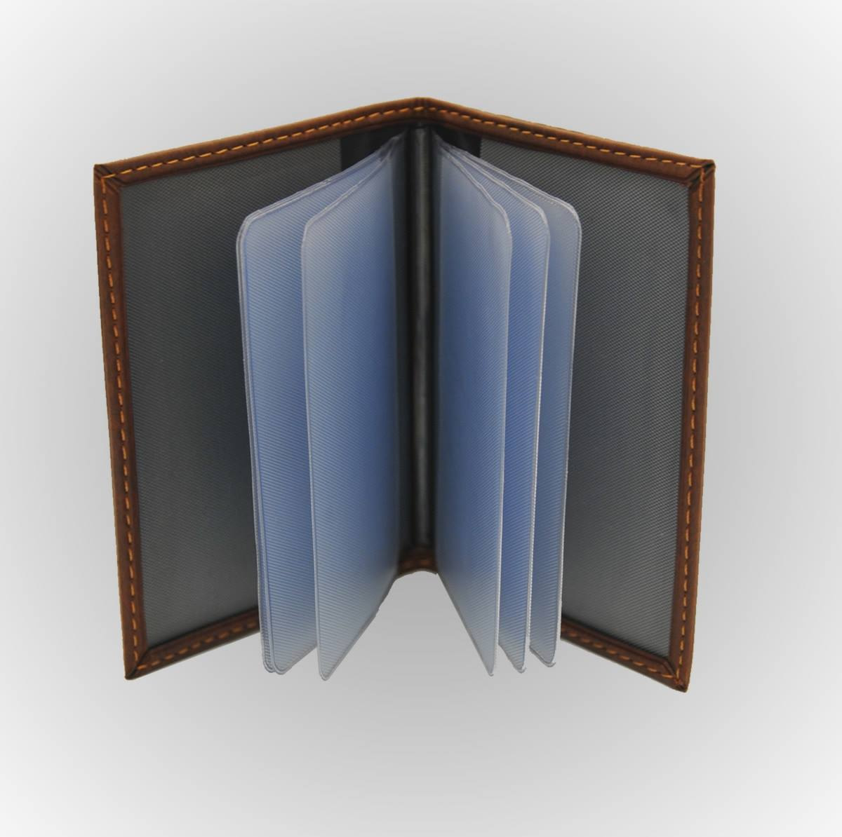 Klişe Sıcak Baskılı Dikişli Termo Deri Kredi Kartlığı