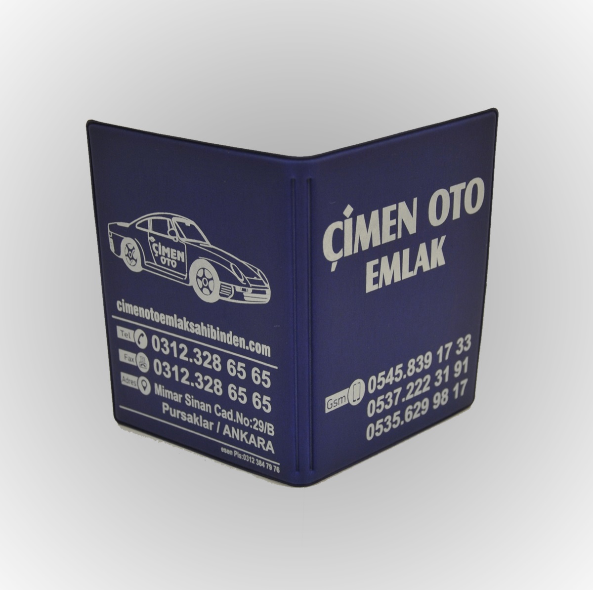 Serigrafi Baskılı Plastik Ruhsat Kabı