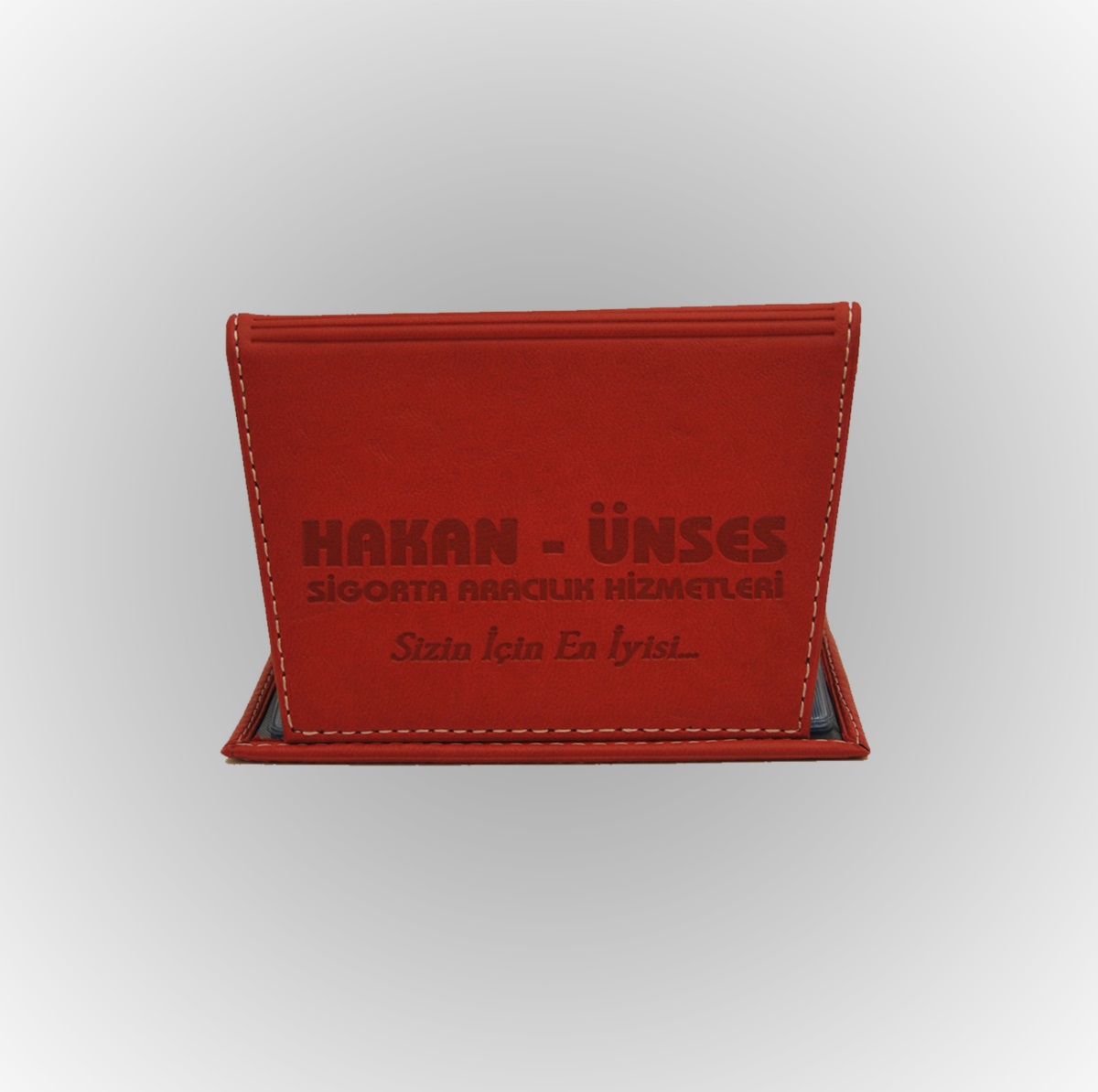 Klişe Sıcak Baskılı Dikişli Termo Lüks  Model Ruhsat Kabı