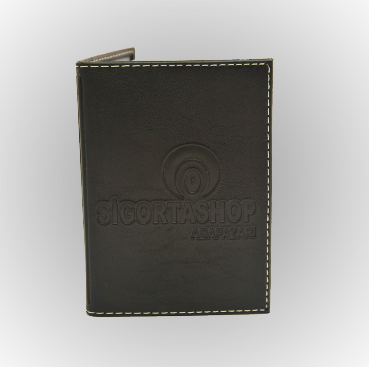 Klişe Sıcak Baskılı Dikişli Suni Deri Ruhsat Kabı