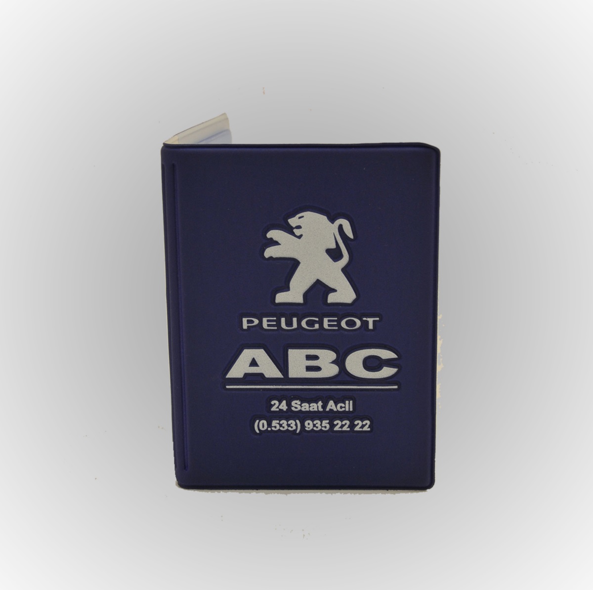 Klişe Sıcak Serigrafi Baskılı Plastik Ruhsat Kabı