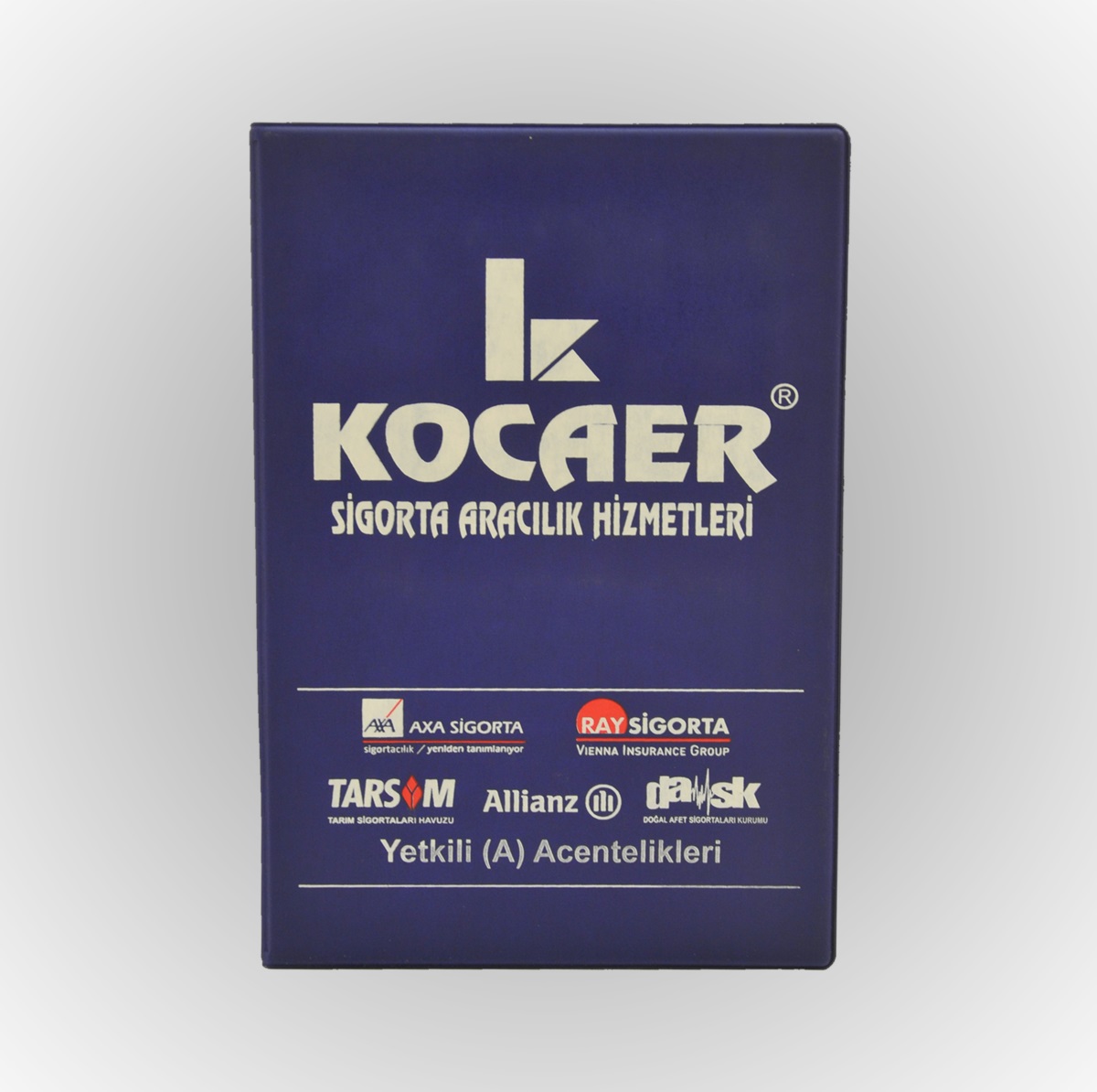 Serigrafi Baskılı Kartonlu Plastik Poliçe Kabı