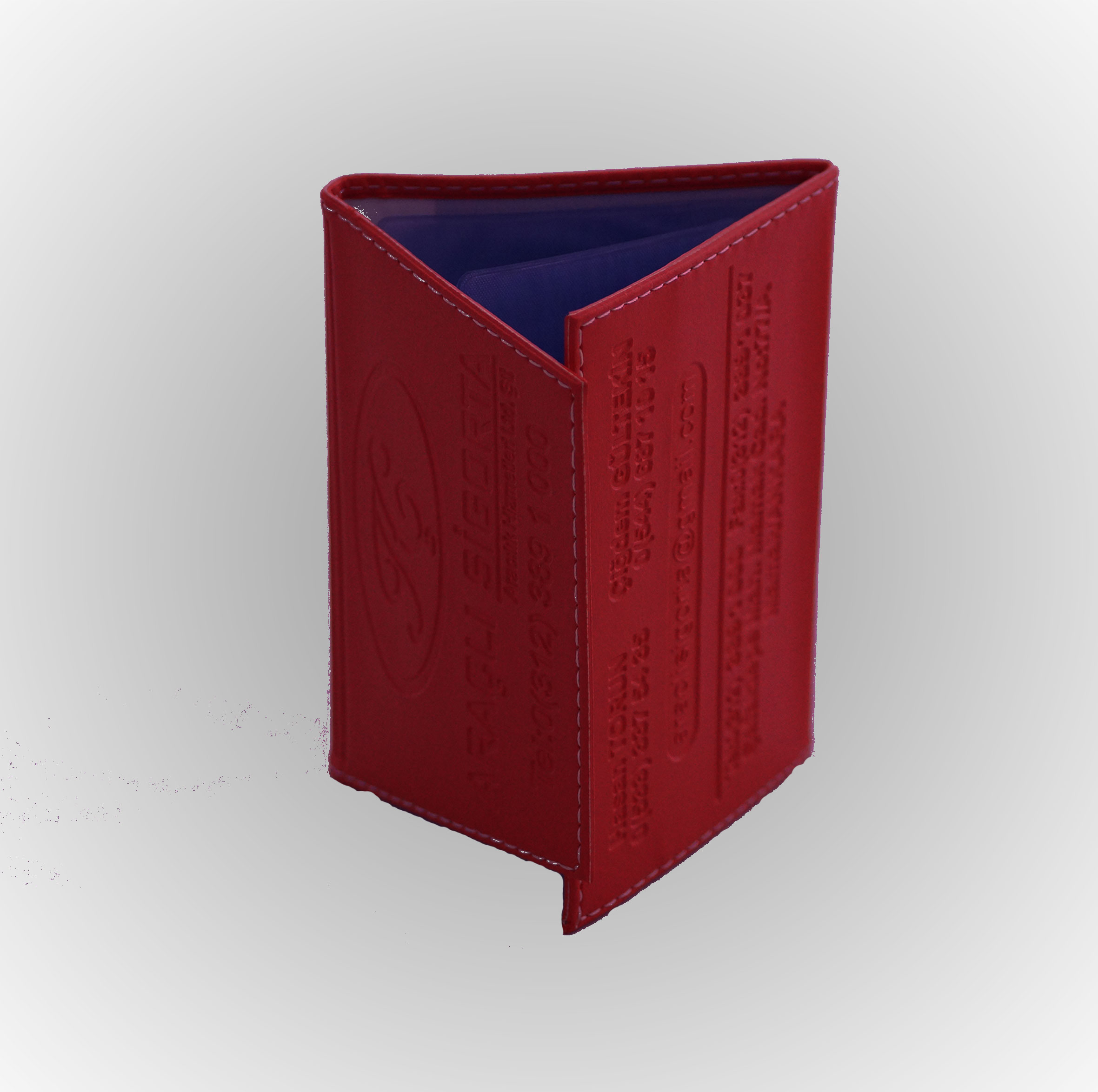 Klişe Sıcak Baskılı Suni Deri Lüks Kapaklı Model Ruhsat Kabı