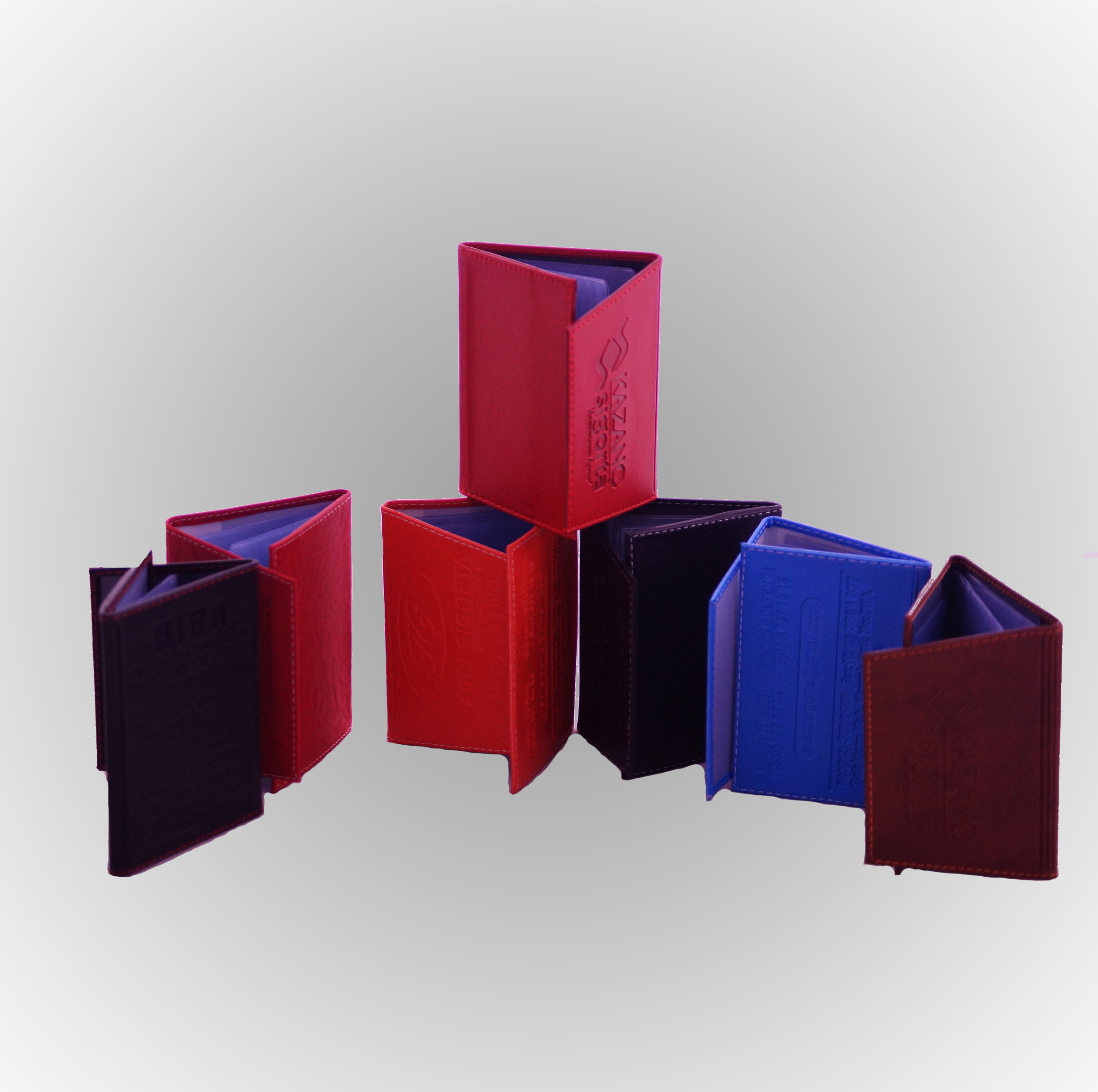 Klişe Sıcak Baskılı Suni Deri Lüks Kapaklı Model Ruhsat Kabı