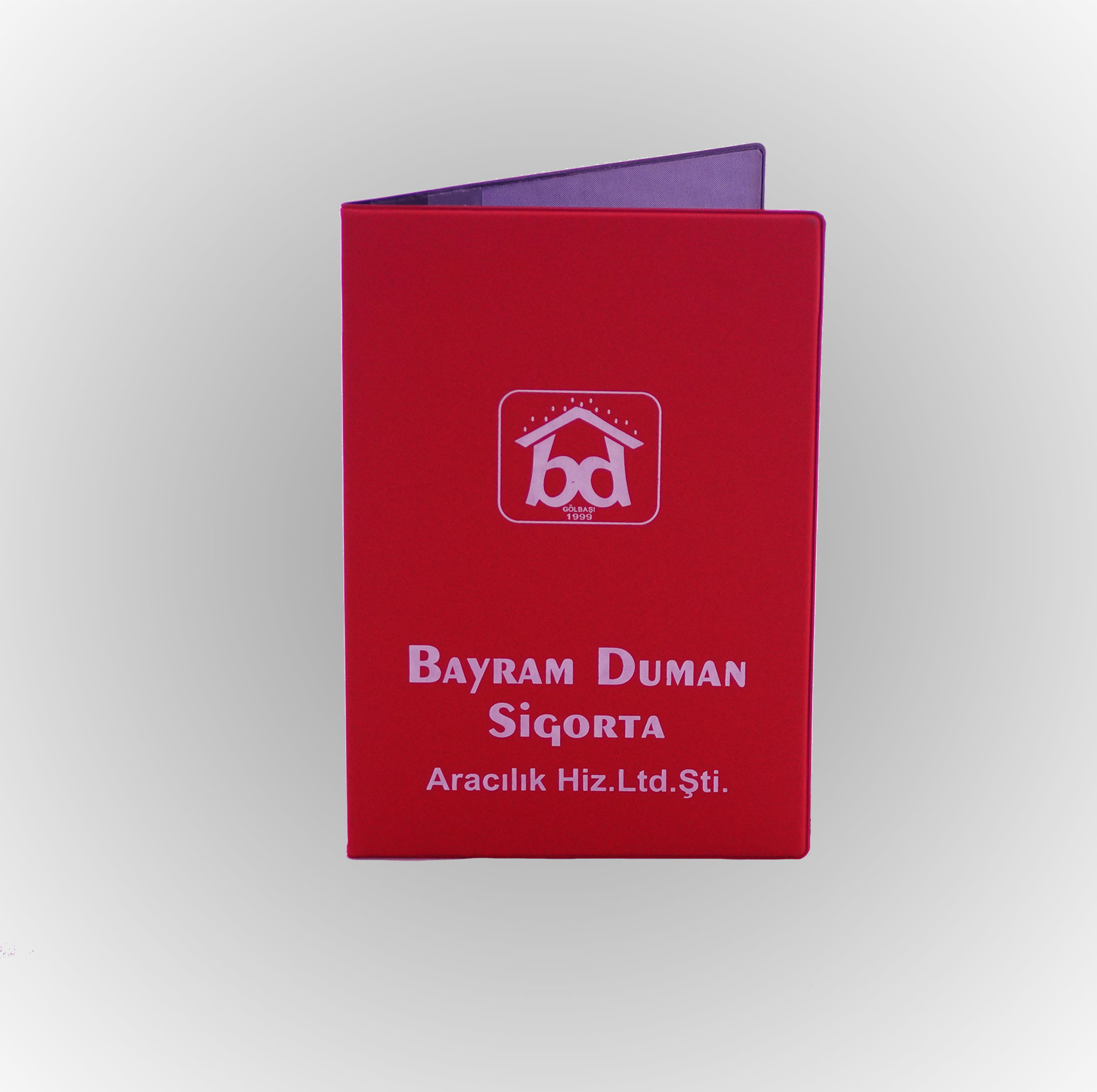 Serigrafi Baskılı Kartonlu Plastik Poliçe Kabı