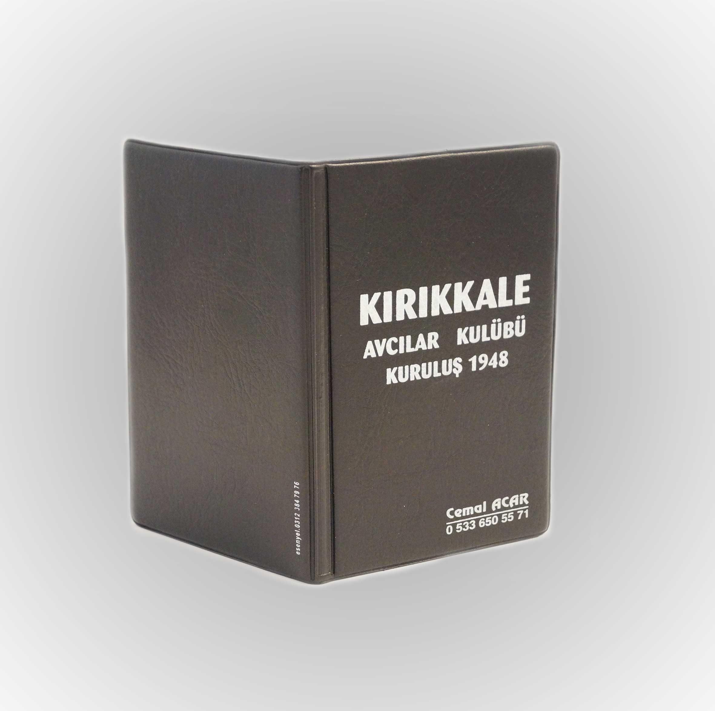 Serigrafi Baskılı Plastik Avcı Ruhsat Kabı